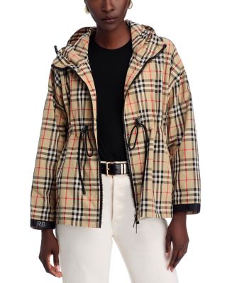 Bacton Check Hooded Jacket