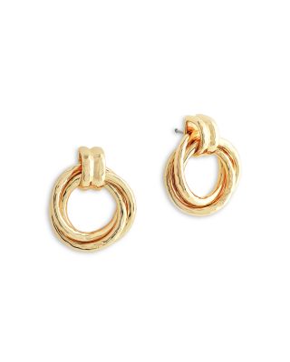 Neptune Triple Ring Drop Earrings