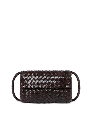 Vinnie Mini Woven Leather Crossbody