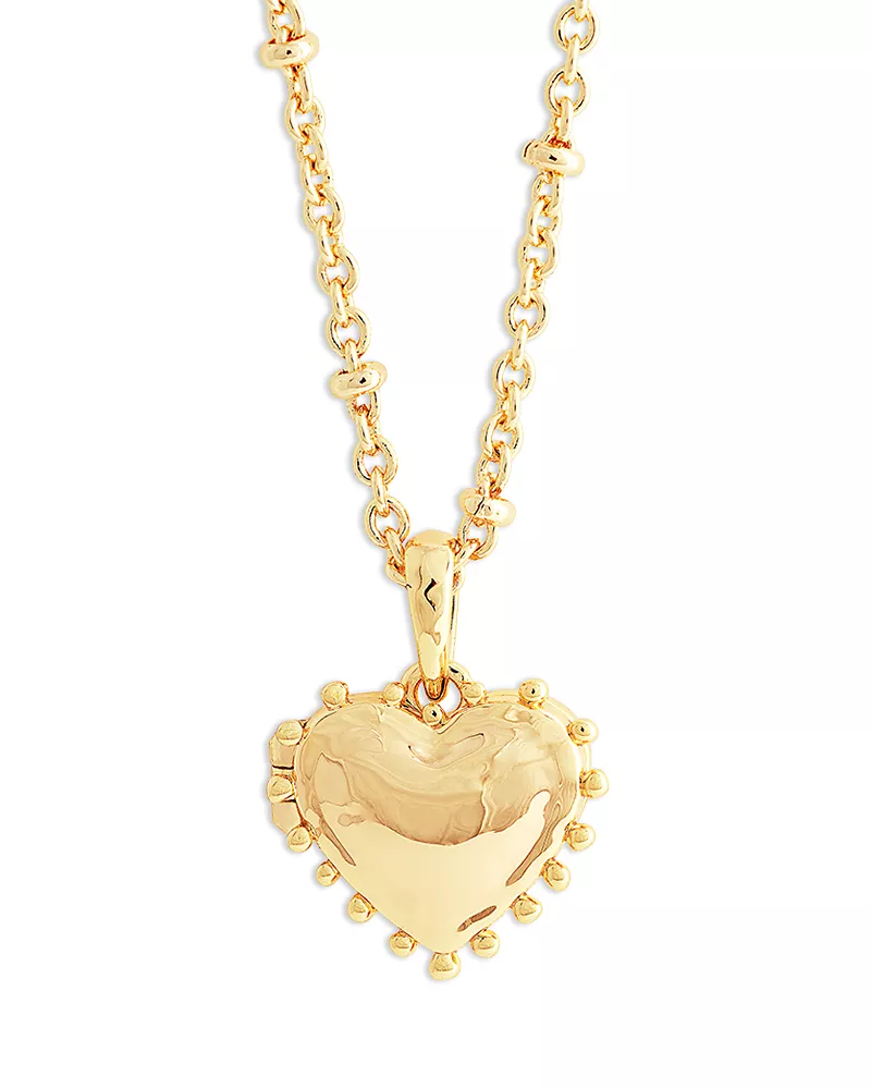 Anabel Aram Small Heart Locket Pendant Necklace, 16