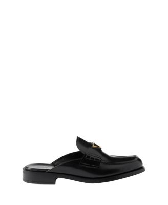  Women's Brushed Leather Mules