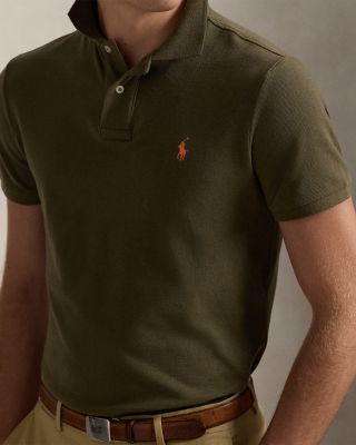 Custom Slim Fit Mesh Polo Shirt