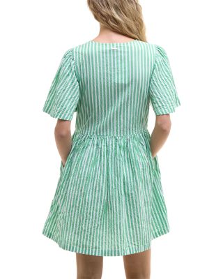 Daison Seersucker Mini Dress