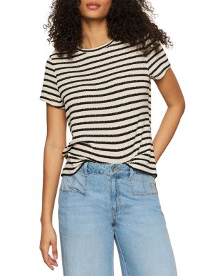 Perfect Textured Striped Tee