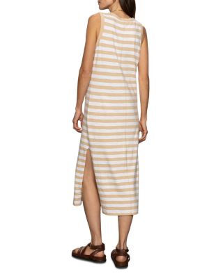 Contrast Trim Maxi Dress