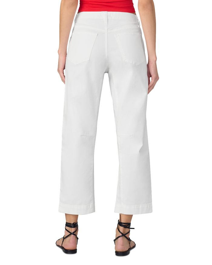 The Wilder Relaxed Barrel Leg High Rise Jeans White