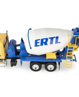 1/16 Big Farm Yellow & Blue Peterbilt Model 367 Cement Mixer Truck - Ages 3+ Years
