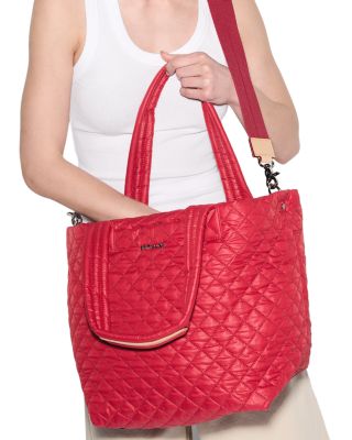 Medium Quilted Nylon Metro Tote Deluxe
