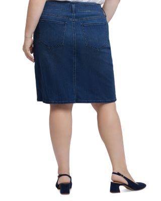 High Waist Jean Skirt