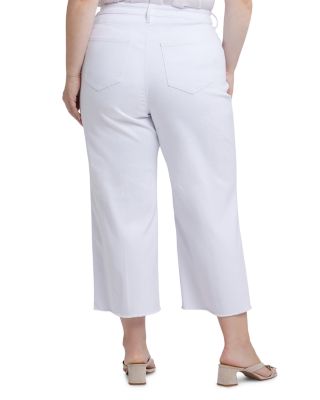 Coco Relaxed Wide Leg Crop Jeans in Optic White