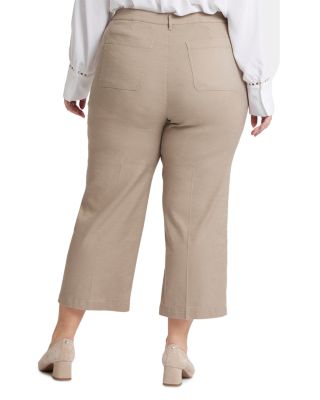 Wide Leg Cargo Capri Pants