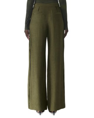 Crinkled Satin Trousers