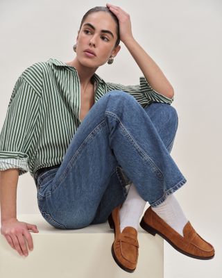 Women's Ani Ruched Loafer Flats