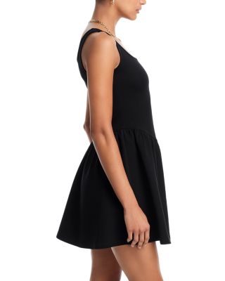 Ponte Square Neck Mini Dress - Exclusive 