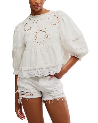 Bowie Embroidered Reversible Top