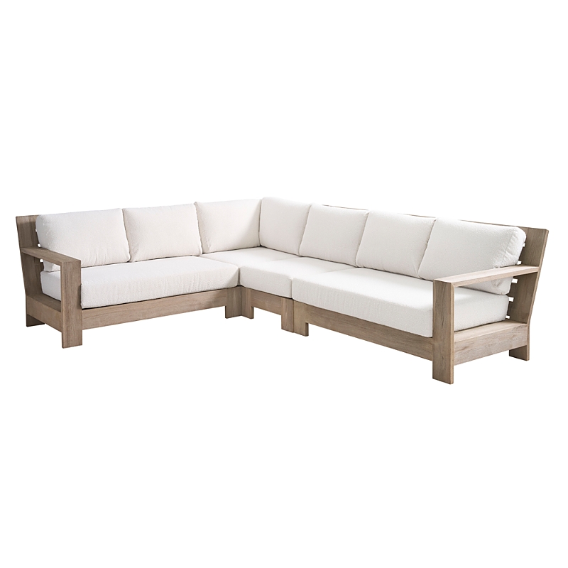 Universal Saratoga Outdoor 4 Piece Sectional Sofa