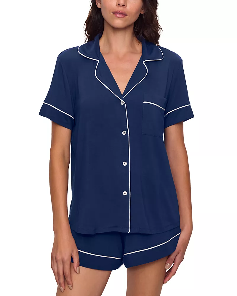 Eberjey Gisele Relaxed Short Sleeve Top & Shorts