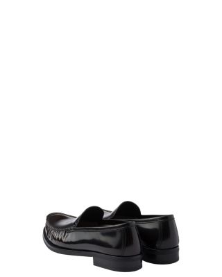  Men's Brushed Leather Loafers