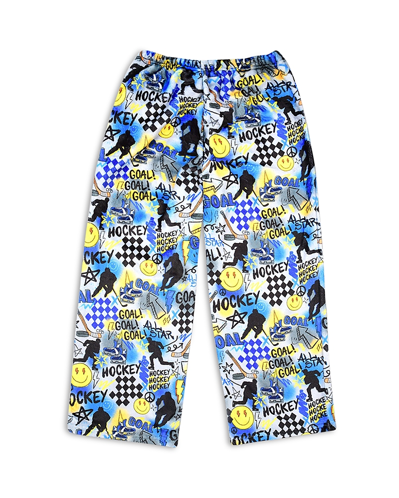 Iscream Boys' Corey Paige Hockey Plush Pants - Big Kid In Multi