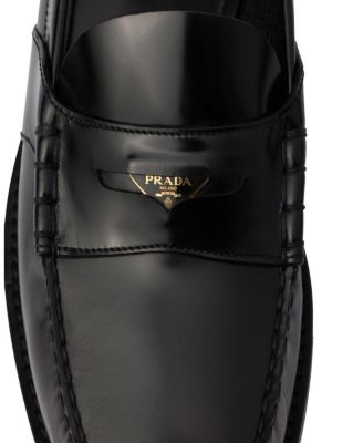 Men's Brushed Leather Loafers