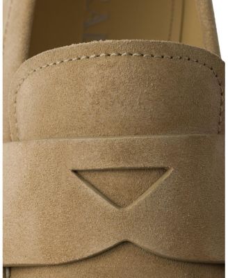 Men's Bleached Suede Loafers