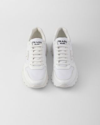 Men's Prax 01 Re-Nylon and Brushed Leather Sneakers