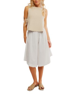 Free People Lizzie Side Tie Sweater Top
