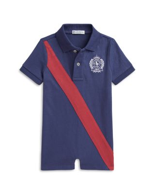 Ralph Lauren - Boys' Crest Cotton Jersey Polo Shortall - Baby