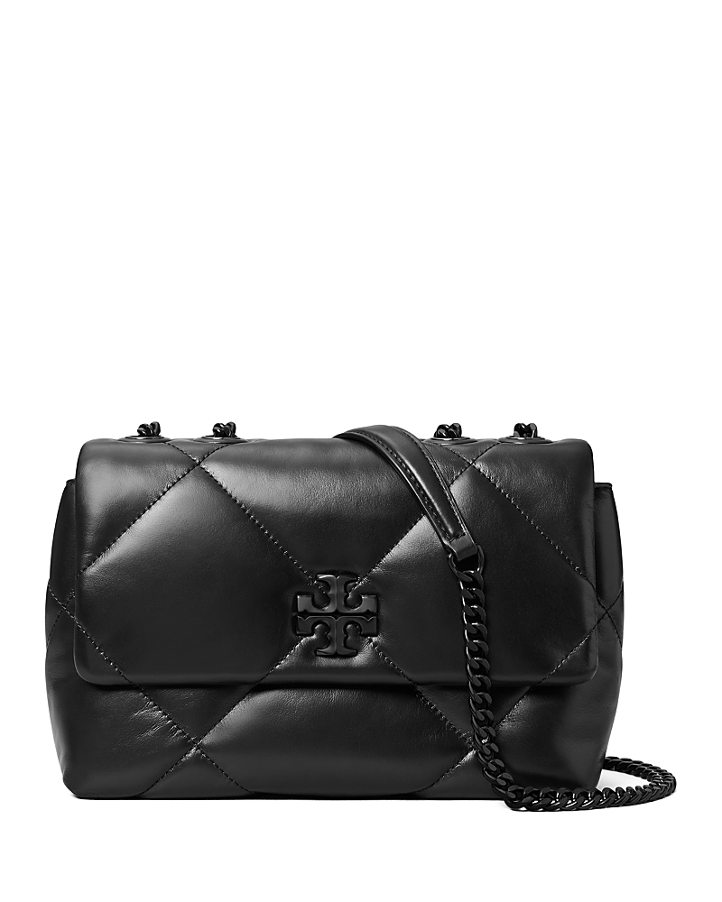 Tory Burch Kira Mini Diamond Quilted Crossbody In Black