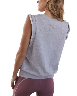 Flutter Sleeveless Sweatshirt