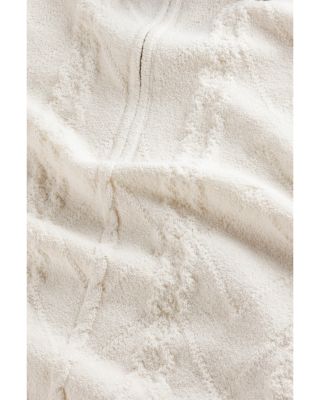 Gustav Regular Fit Cable Knit Short Sleeve Sweater  