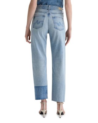 Brinley Mid Rise Straight Crop Jeans in Carpinteria