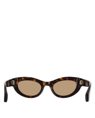 Rivet Cat Eye Sunglasses, 49mm