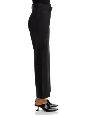 Pleated Wide Leg Pants