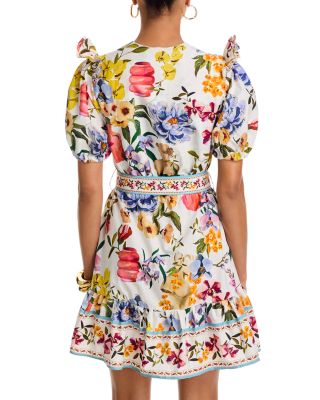 Greek Garden Off-White Mini Dress - Exclusive
