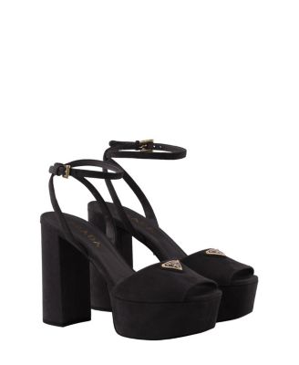 Women's Suede Platform Sandals
