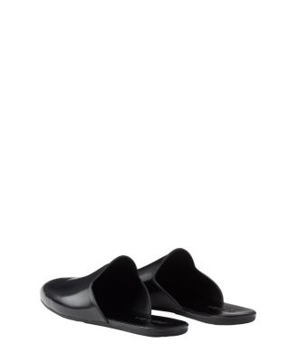 Men's Brushed Leather Slippers