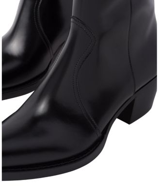  Women's Brushed Leather Camperos Boots