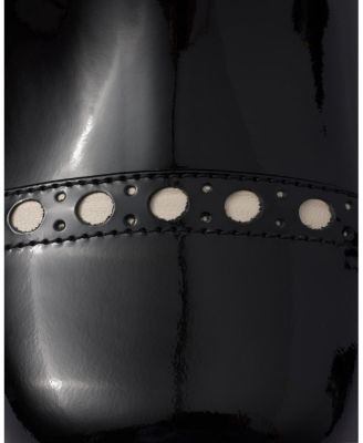  Women's Patent Leather Ankle Boots
