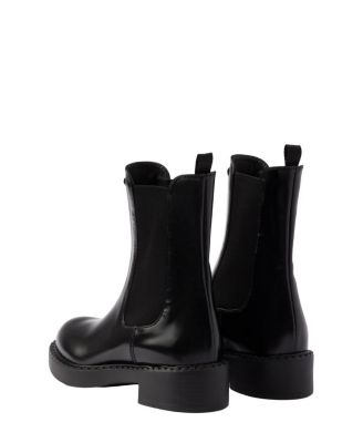 Women's Brushed Leather Chelsea Boots