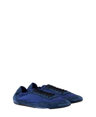 Men's Collapse Re-Nylon and Suede Elasticized Sneakers