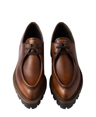 Women's Leather Lace-Up Shoes