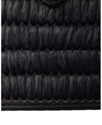 Women's Leather Slides with Crochet Details