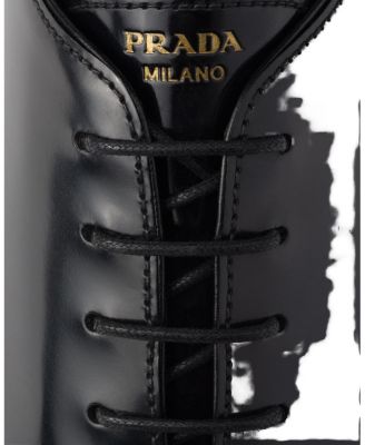 Men's Brushed Leather Lace-up Shoes