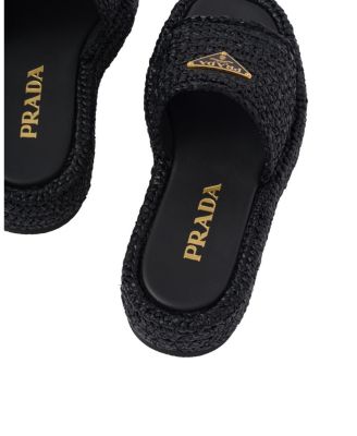 Women's Crochet Flatform Slides