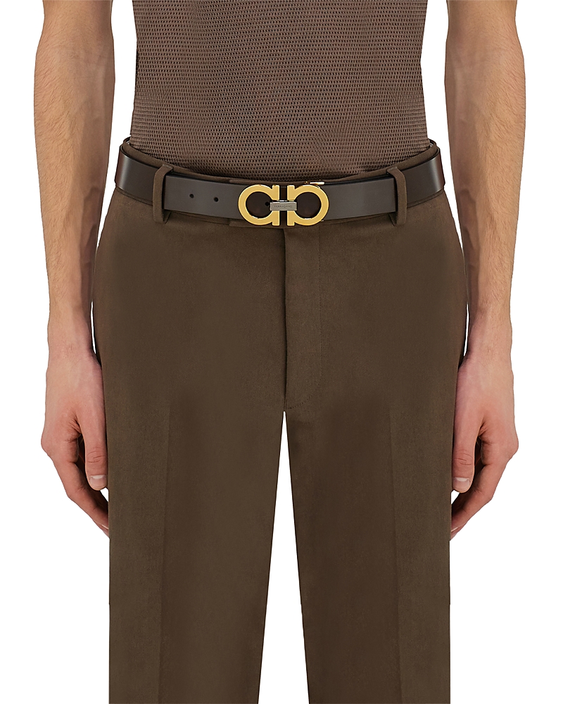 Ferragamo Double Sided Adjustable Leather Belt