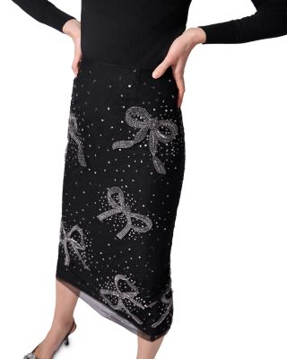 Embellished Midi Skirt