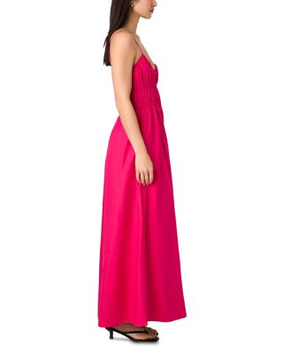 open lace back dress Alexa textured midaxi dress main image 0