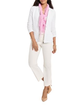 Zip Front Mix Knit Jacket