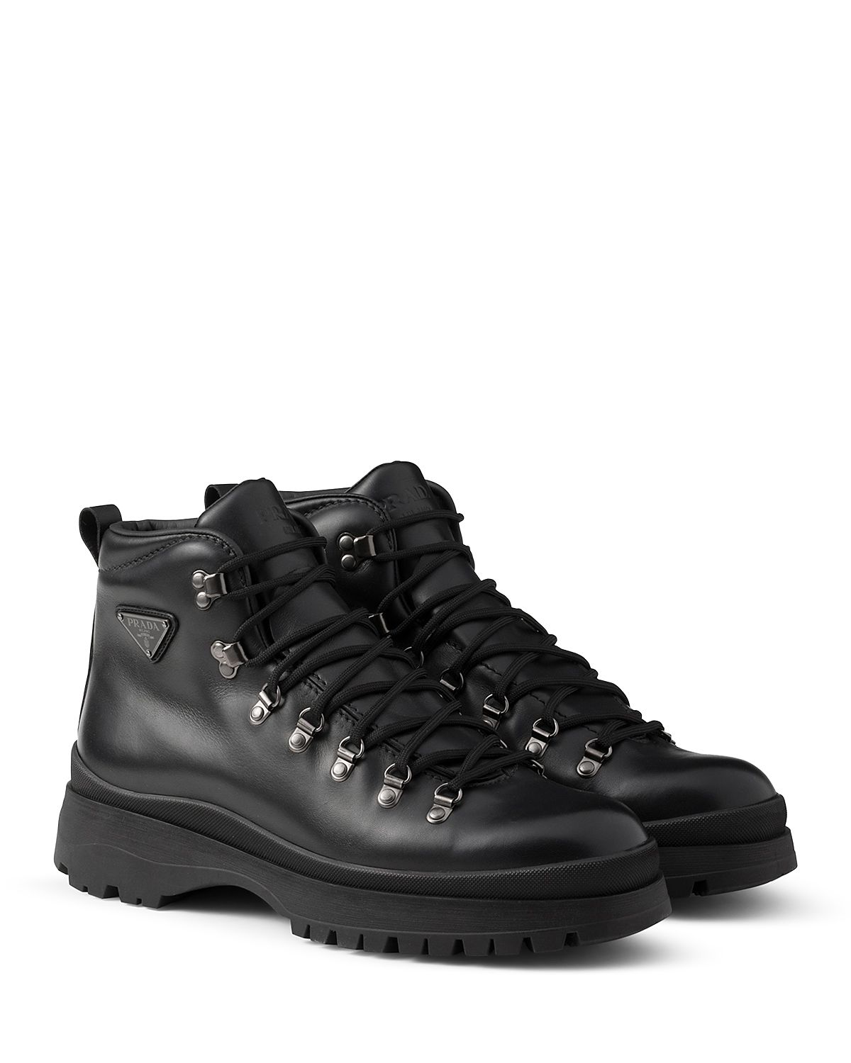 Prada Men's Brixxen Leather Booties